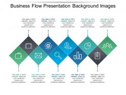 Business flow presentation background images