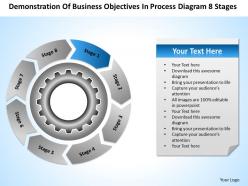 Business flowchart process diagram 8 stages powerpoint templates ppt backgrounds for slides