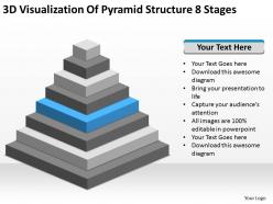 Business flowcharts of pyramid structure 8 stages powerpoint templates ppt backgrounds for slides