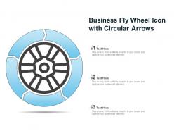 Business fly wheel icon with circular arrows