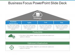 Business focus powerpoint slide deck