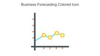 Business Forecasting Colored Icon In Powerpoint Pptx Png And Editable Eps Format