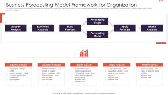 Business Forecasting Model Framework For Organization