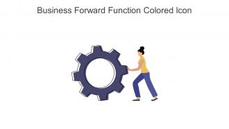 Business Forward Function Colored Icon In Powerpoint Pptx Png And Editable Eps Format
