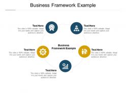 Business framework example ppt powerpoint presentation ideas slide cpb