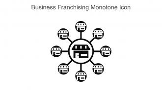 Business Franchising Monotone Icon In Powerpoint Pptx Png And Editable Eps Format