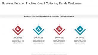 Business Function Involves Credit Collecting Funds Customers In Powerpoint And Google Slides Cpb