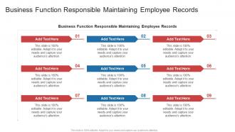 Business Function Responsible Maintaining Employee Records In Powerpoint And Google Slides Cpb