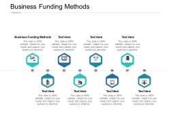 Business funding methods ppt powerpoint presentation portfolio slide portrait cpb