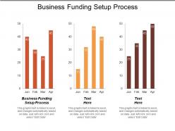 Business funding setup process ppt powerpoint presentation gallery images cpb