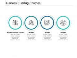 Business funding sources ppt powerpoint presentation gallery influencers cpb