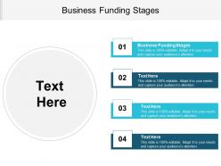 Business funding stages ppt powerpoint presentation file infographic template cpb