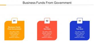 Business Funds From Government Ppt Powerpoint Presentation Visual Aids Example File Cpb