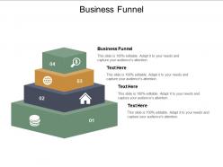 Business funnel ppt powerpoint presentation outline smartart cpb
