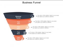 Business funnel ppt powerpoint presentation styles ideas cpb