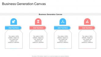 Business Generation Canvas In Powerpoint And Google Slides Cpb
