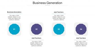 Business Generation Ppt Powerpoint Presentation Summary Outline Cpb