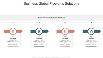 Business Global Problems Solutions In Powerpoint And Google Slides Cpb