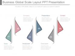 Business global scale layout ppt presentation