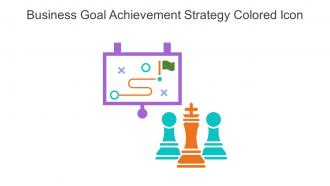 Business Goal Achievement Strategy Colored Icon In Powerpoint Pptx Png And Editable Eps Format