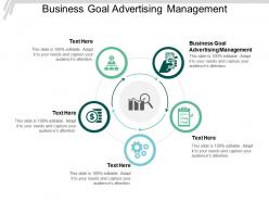 Business goal advertising management ppt powerpoint presentation slides professional cpb