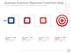 Business goal and objectives powerpoint slide