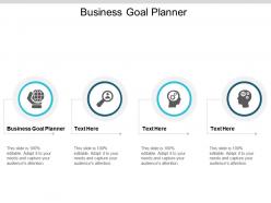 Business goal planner ppt powerpoint presentation show slides cpb