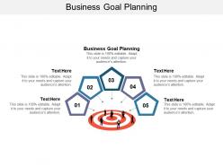 Business goal planning ppt powerpoint presentation professional graphic tips cpb