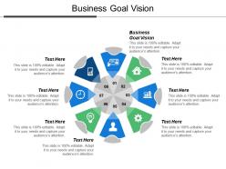 Business goal vision ppt powerpoint presentation model guide cpb