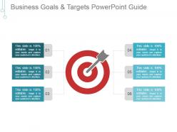Business Goals And Targets Powerpoint Guide