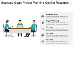 Business goals project planning conflict resolution stress management cpb