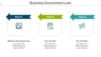 Business Government Loan Ppt Powerpoint Presentation Professional Aids Cpb