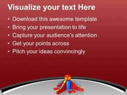 Business graph for year 2013 powerpoint templates ppt themes and graphics 0113