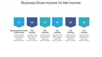 Business gross income vs net income ppt powerpoint presentation layouts aids cpb