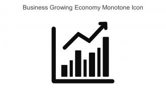 Business Growing Economy Monotone Icon In Powerpoint Pptx Png And Editable Eps Format