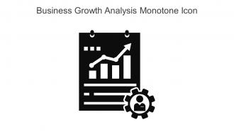 Business Growth Analysis Monotone Icon In Powerpoint Pptx Png And Editable Eps Format