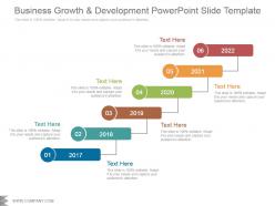 Business growth and development powerpoint slide template