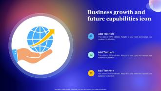 Business Growth And Future Capabilities Icon