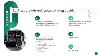 Business Growth And Success Strategic Guide Powerpoint Presentation Slides Strategy CD Images Editable