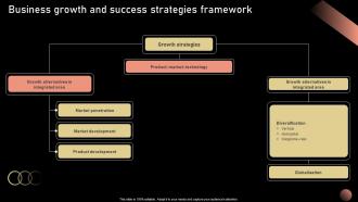 Business Growth And Success Strategic Plan For Company Growth Strategy SS V