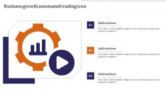 Business Growth Automated Trading Icon