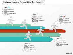 Business growth competition and success flat powerpoint design