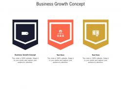 Business growth concept ppt powerpoint presentation model infographics cpb