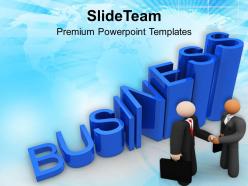 Business growth deal signed powerpoint templates ppt themes and graphics 0313