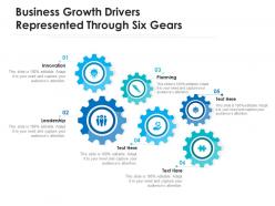 Business growth drivers represented through six gears