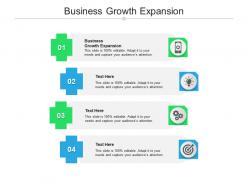 Business growth expansion ppt powerpoint presentation file designs cpb