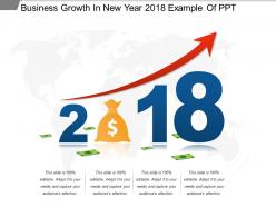 Business growth in new year 2018 example of ppt