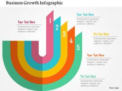 Business growth infographics flat powerpoint design
