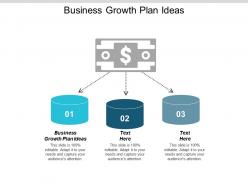 Business growth plan ideas ppt powerpoint presentation gallery slide download cpb