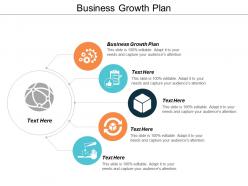 Business growth plan ppt powerpoint presentation icon ideas cpb